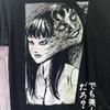 [USED] Horror T-shirt, Ghost, Junji Ito, Tomie, Vintage Clothing, Art, Illustration