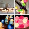 Cotton Ball Light String Macaron Color 3 Meters 20 lights-USB Type