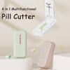 Newest Portable Pill Cutter Storage Box Versatile  Drug Tablet Medicine Dustproof Divider Organizer Crusher Quartering Pill Care