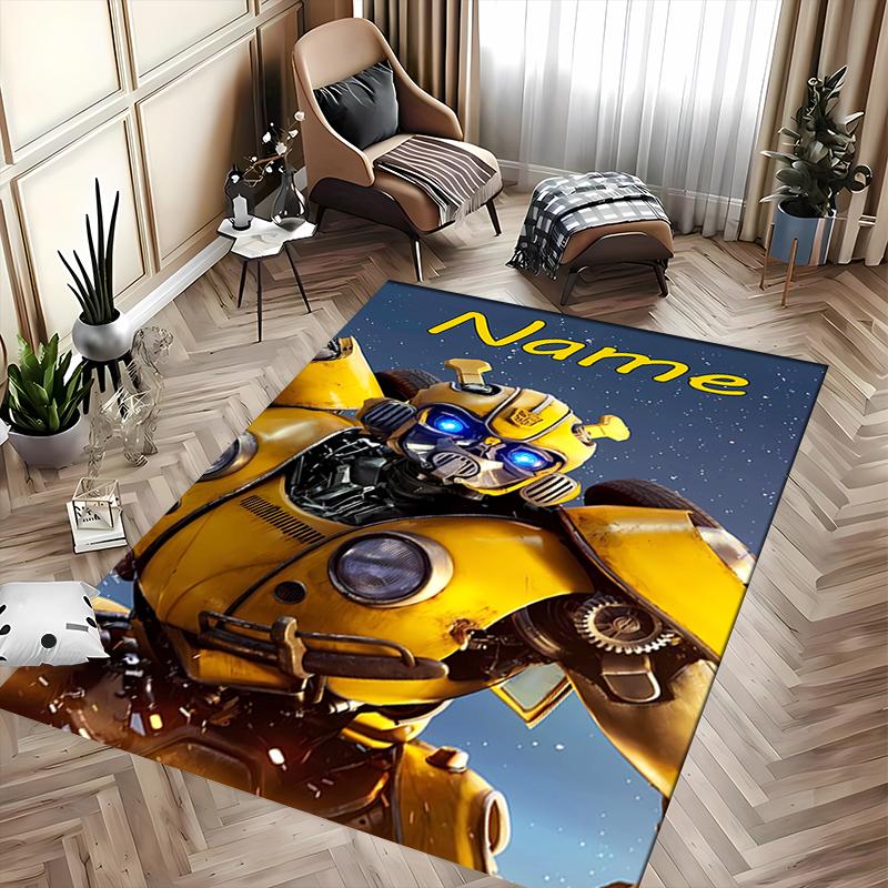 Custom personalization Bumblebee Area Rug - Perfect For Kitchen, Bathroom,Laundry Room Decor Large Size Available,Gift All Seasons