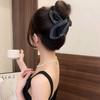 Korean Wheat Ear Leaf Shark Clip: Versatile High-End Hair Claw Headdress