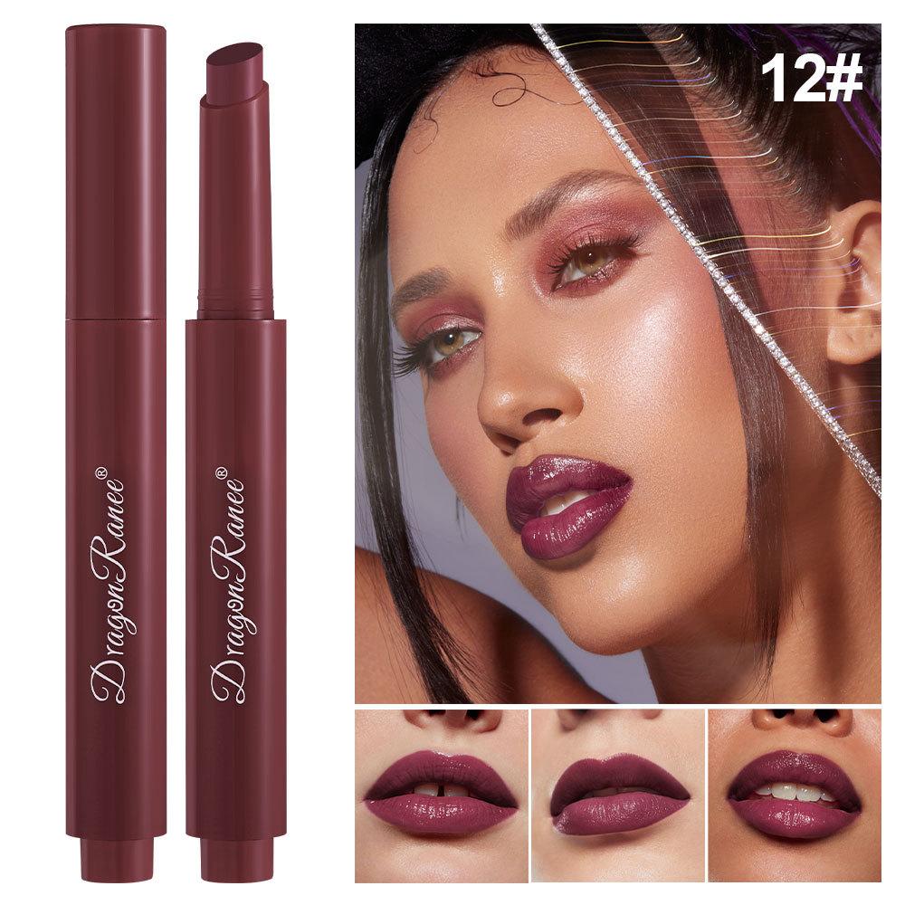 Lip Press Lippenstiftstift Lipgloss Feuchtigkeitsspendender Lipgloss Spiegel Falten auf den Lippen ausgleichend Feuchtigkeitsspendender Lippenstift