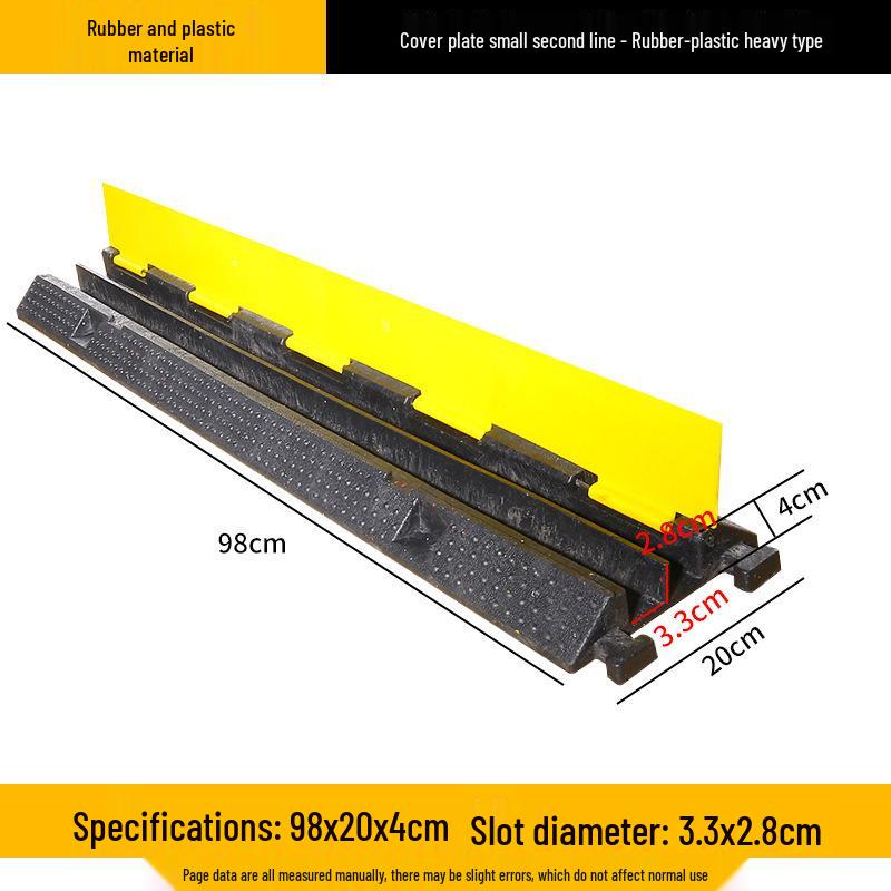 Rubber and Plastic Cable Protection Speed Bump