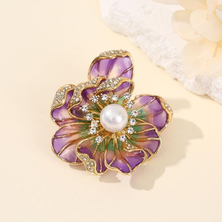 Elegant Floral Butterfly Brooch Alloy Accessory Unique Styles for Dresses Coats Portable and Stylish