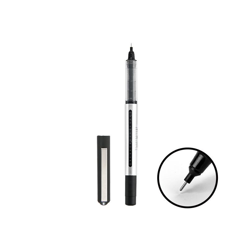 Custom Logo Carbon Fiber Rollerball Pen - Quick-Drying Neutral Ink for Office 0.5mm