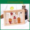 Matching Shape Wooden Game Board Children Puzzle Toy For Shape Cognition