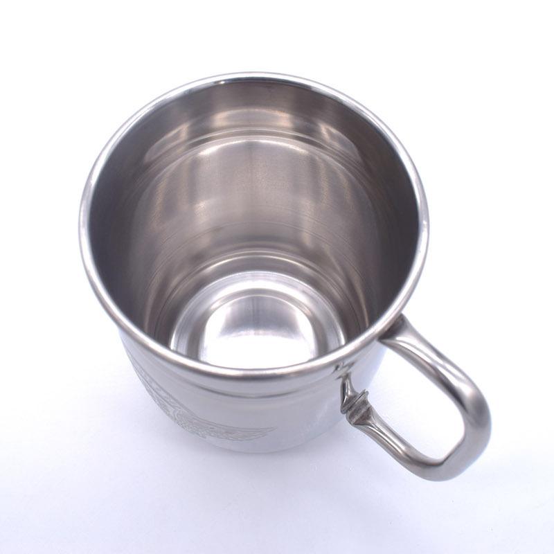 Supply 304 stainless steel beer cup single layer roll cup 1000ml large capacity American water cup