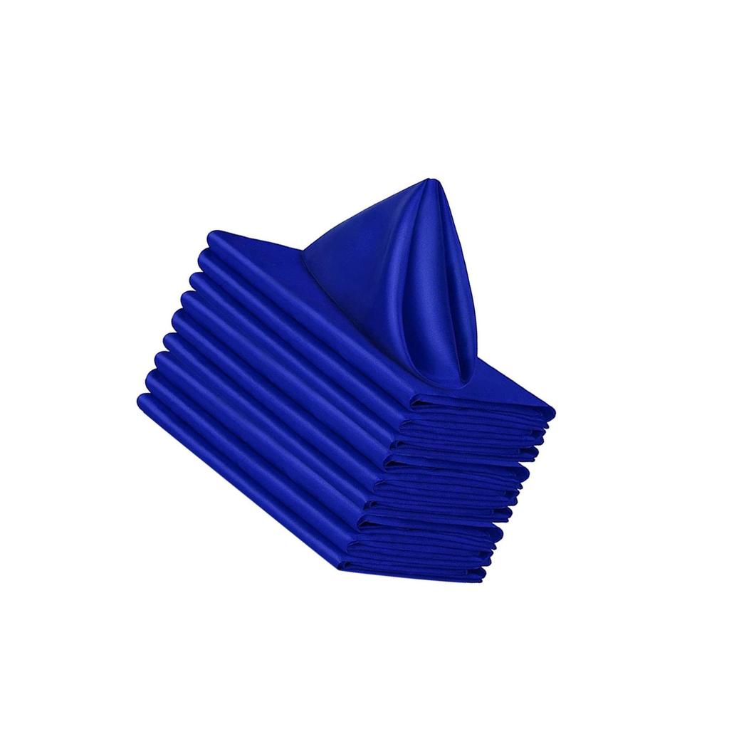 Set of 10 Elegant Napkins for Weddings and Special Events