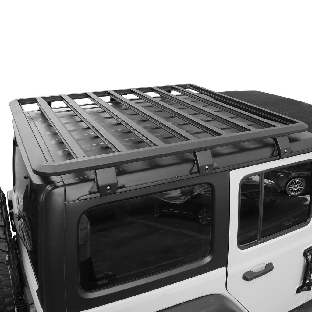 Easy-to-Assemble Roof Luggage Carrier for 2018+ JL Wrangler, Perfect for Off-Road Adventures