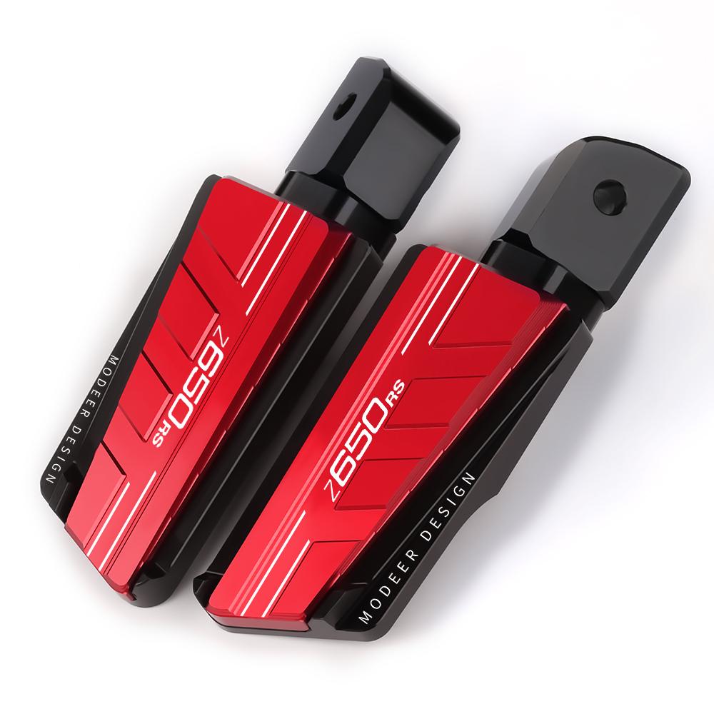 CNC Aluminum Rear Footrest Foot Pegs Foot Rest Pedals Motorcycle Accessories For KAWASAKI Z650RS Z 650RS Z650 RS 2022