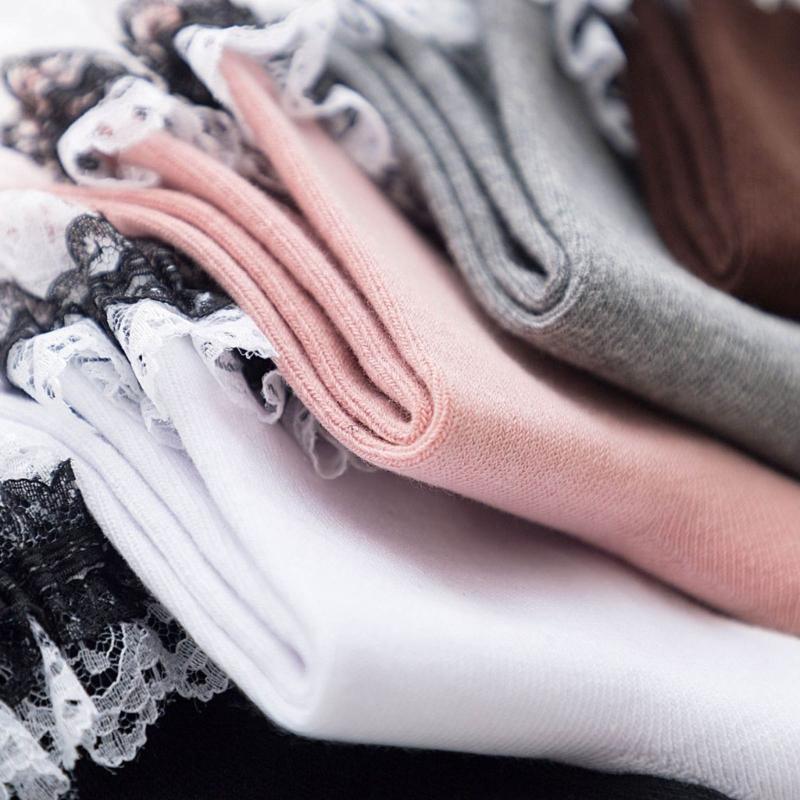 Stylish Lace Ruffle Socks Korean Fashion Comfortable Cotton Material Perfect for Everyday Wear