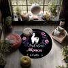 Goat Theme pattern round rug,Carpet Rug for Living Room Bedroom Playroom ,Non-slip Floor Mat,Holiday Gifts and Birthday Gifts.