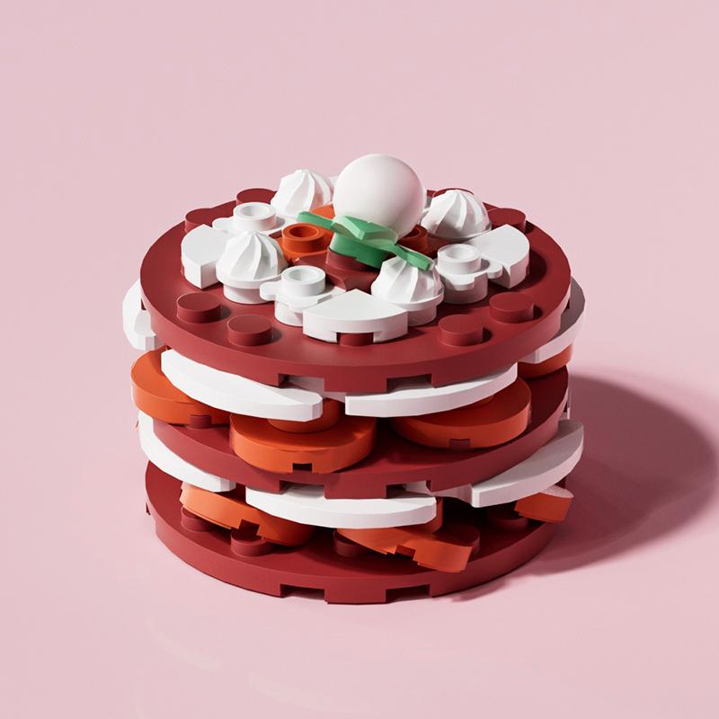 Toylinx Cute Dessert Toys Model Building Blocks 12 Types Plastic Cake Blocks Toys Girls Birthday Gift For Boys Girls And Friends