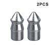 Rear Hole Cleaning Nozzle, Pressure Washer, Drain Sewer, Pipe Spray Nozzle, Rotary Clearning Nozzle, 3/8 "