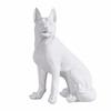Realistic Dog Statue Versatile Animal Figurine Unique for Mantel, Reading Corner