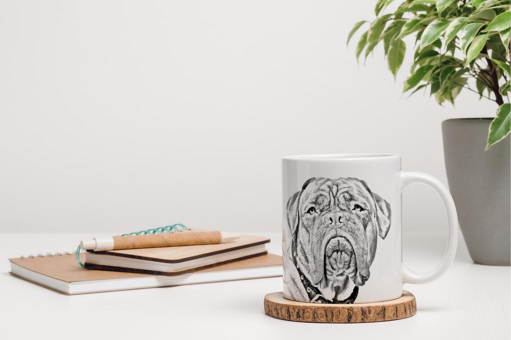 Dogue de Bordeaux, French Mastiff, Bordeauxdog – Cup with a dog, cute cup with graphics | Art-Dog