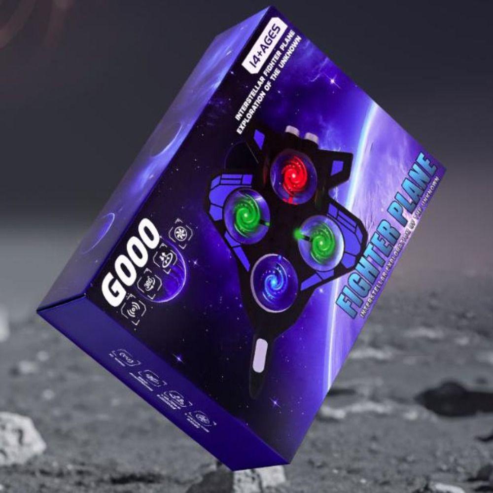 Gravity Sensing Four Motor Helicopter Toy Rechargeable RC Hobby Jet Plane Parent-child Interaction