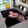Kpop B-BTS Jeon Jung Kook JK Carpet Rug for Playroom Bedroom Living Room Sofa Home Decor,kid Area Rug Non-slip Floor Mat Gift