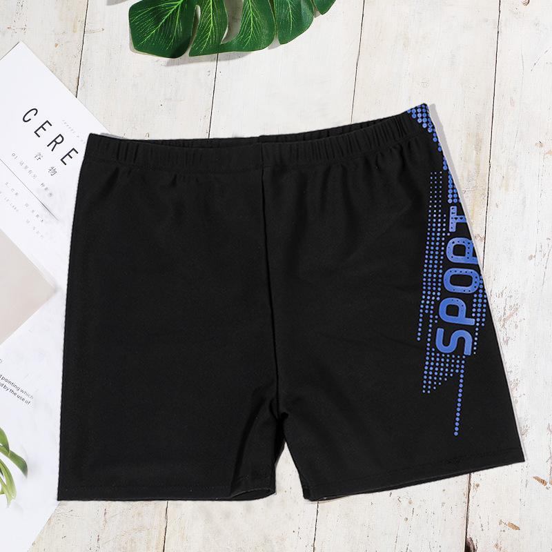 Men's Plus Size Quick-Dry Swim Trunks: Comfortable Boxer Briefs for Swimming