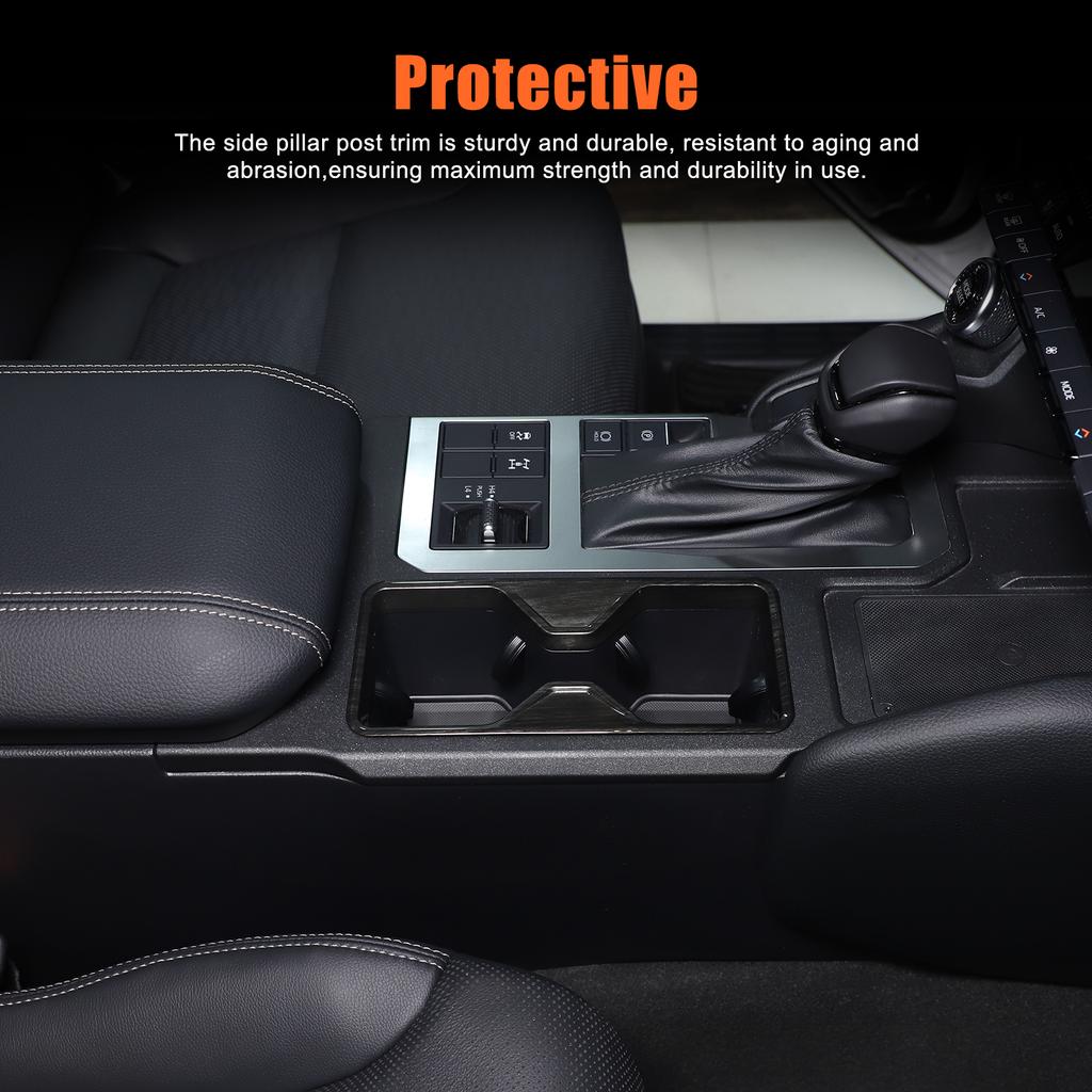 Grain Interior Center Cup Holder Cover For Toyota Prado Land cruiser LC250 2024