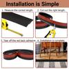 1 ST 39,37 inch Vloerovergangsstrip Zelfklevende Afdekstrips Drempel Reparatie Vloergleuf Vinyl Vloerovergangen Laminaat