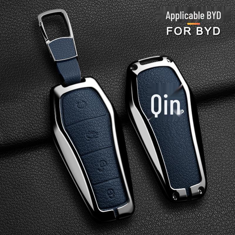 2023 BYD Qin Han EV DMI Champion Edition Key Cover: Full Metal Protection for Men & Women