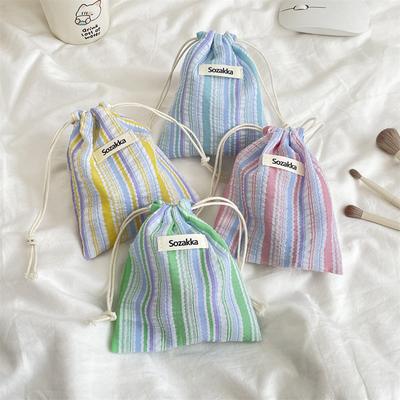Porta-moedas Pequeno Chave Fone de Ouvido Cabo de Dados Saco de Armazenamento com Cordão Feminino Joias Batom Cosméticos Bolsa de Mão Bolsa de Corda Mini Bolsas
