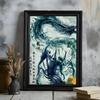 Nezha Demon Child Stirs the Sea Poster HD Versatile Waterproof Wall Art Self-Adhesive Decor for Any Space Ideal Gift