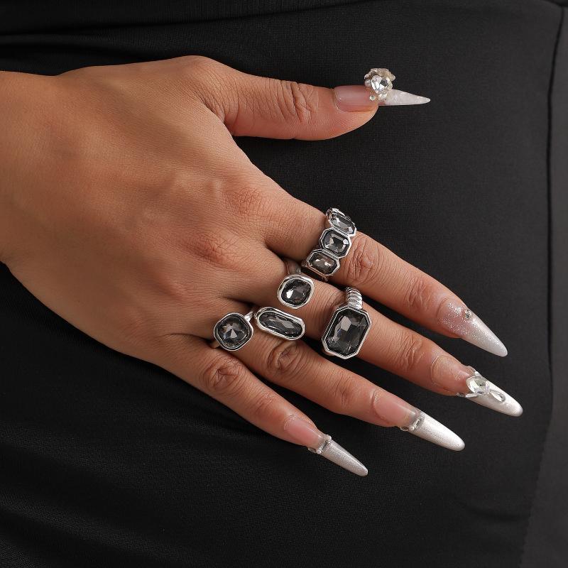 Minimalist  Open Ring For Women Korean  Geometry Adjustable Knuckle Ring Party Jewelry Lady Gift