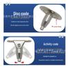 LED Panel Light Hanging Kit - Stainless Steel Cable and Ceiling Mount Plate
