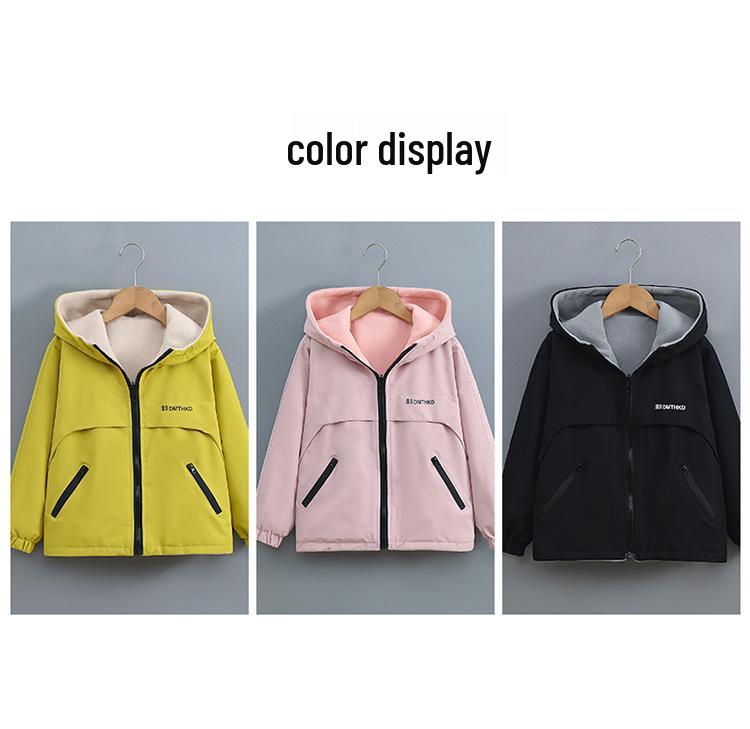 Boys' Stylish Double-Sided Winter Jacket 2026 - Thick, Handsome, Medium to Large Sizes