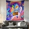 Stumble Guys Frenzy Wall Hanging Printed Fabric Blanket Decorative Tapestries for Bedroom Living Room Home Decor