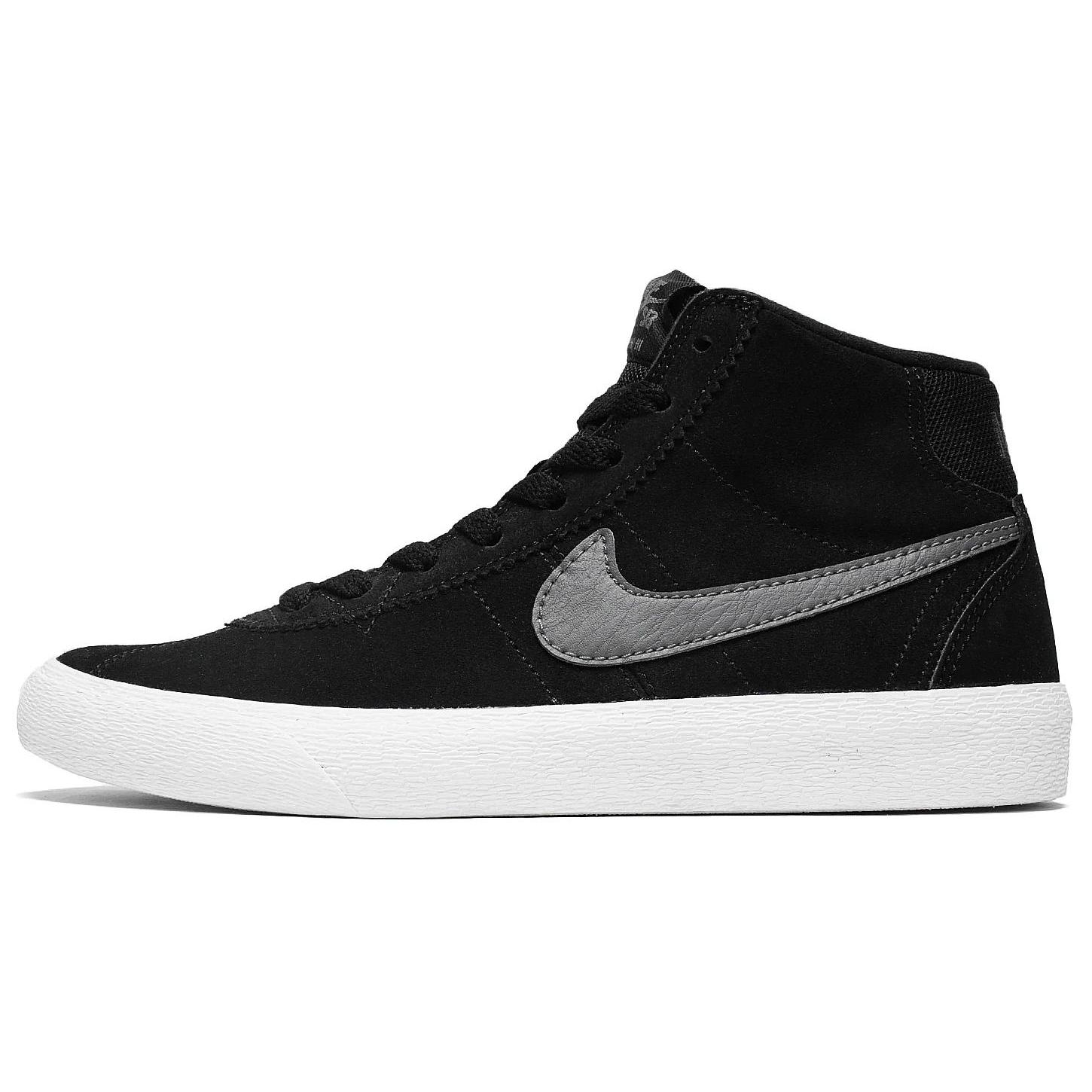

Новые Nike Sb Bruin High Черный Темно-серый Женские 923112-001 35.5