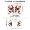 Merry Christmas Stickers Door Window Wall Decoration Cartoon Santa Snowman Xmas Tree Elk Sleigh Wallpaper Festival Room Decor