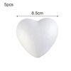 6/8.5/10/15cm Heart Foam Mould DIY Cake Practice Mould Polystyrene Styrofoam for Wedding Party Decor Foam Kitchen Accessories