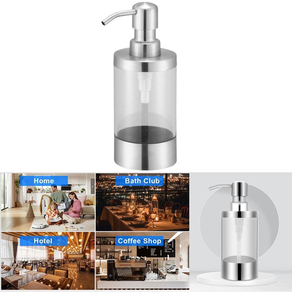 Press Type Manual Shampoo Dispenser 350ml Capacity Shower Gel Dispenser  Kitchen Supplies