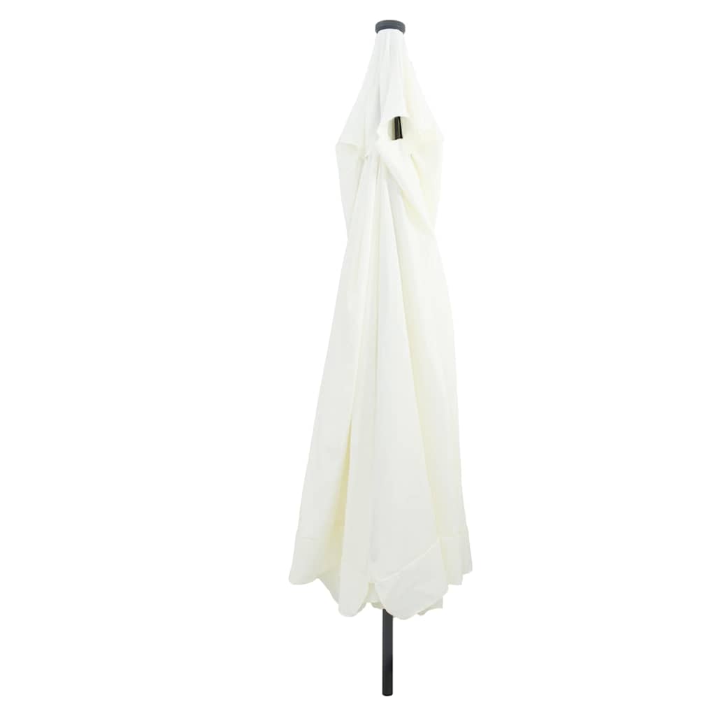 Garden Sun Umbrella Sand and Anthracite 395 X 395 X 245 Cm