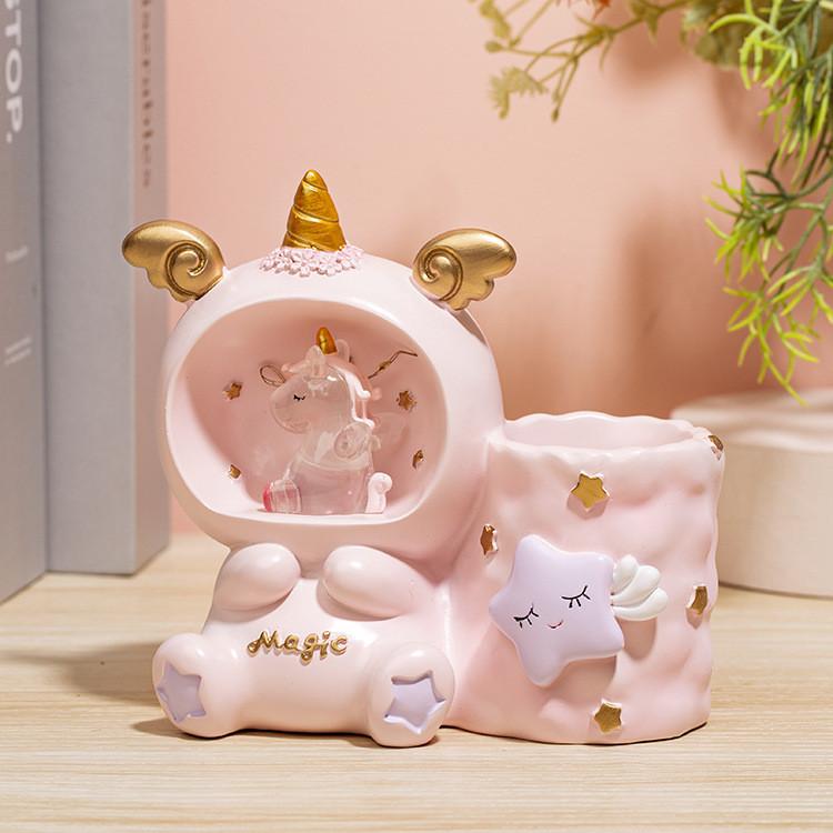 Girl Cute Heart Velvet Radish Rabbit Crystal Ball Nightlight Button Battery Power