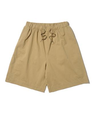 TAILOR STUDIO Cotton Campus Bermuda Pants (Beige)