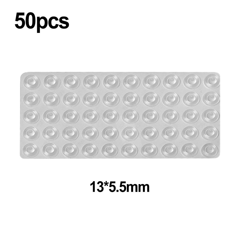 100/50 PCS Transparent Rubber Pad Rubber Feet Bumper For Pads Adhesiv For Any Cabinets Door Home Improvement Building Hardware
