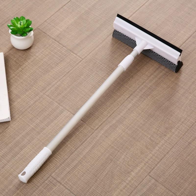Telescopic Double-Sided Window Cleaner: Aluminum Rod Glass Wiper