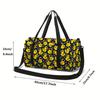 Duck Pattern Large Capacity Luggage Bag for Boy/Girl Best Gift 2D Flat Cartoon Travel Duffels Outdoor Fitness Bag for Children