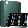 Case for iPad Pro 13 M4 2025 with Pen Holder-[Tri-fold Stand + Auto Wake/Sleep], Frosted Super Thin Hard PC Translucent Shell