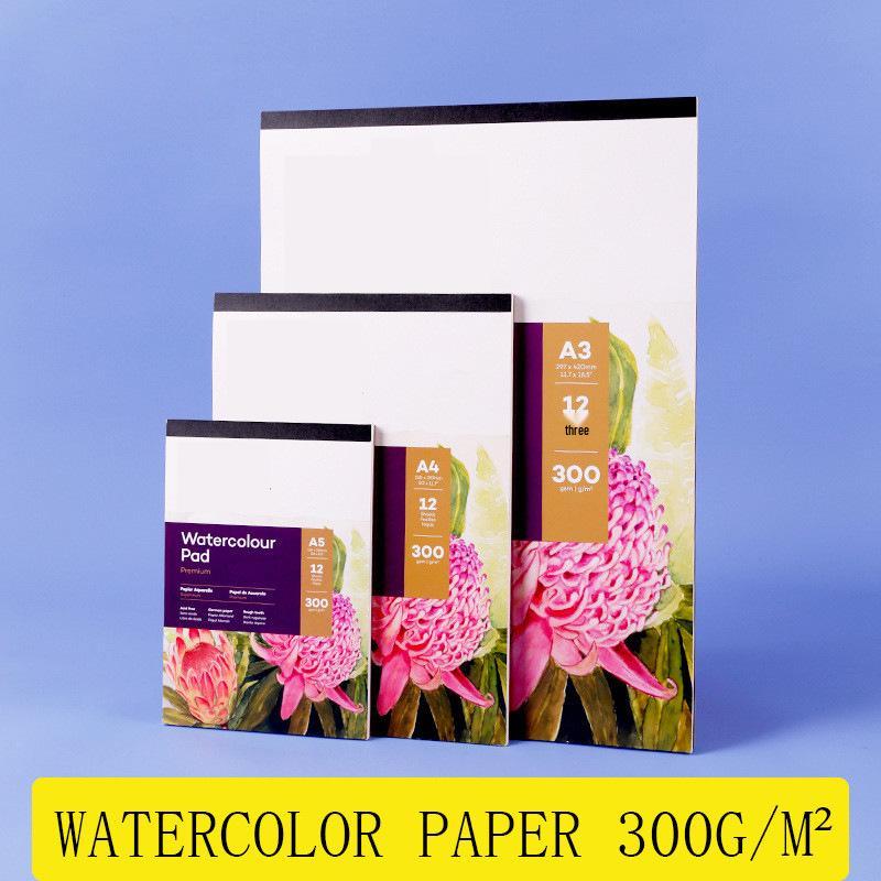 Aquarell-Skizzenbuch, mittlere Körnung, 300g - Perfekt für Schüler und Künstler