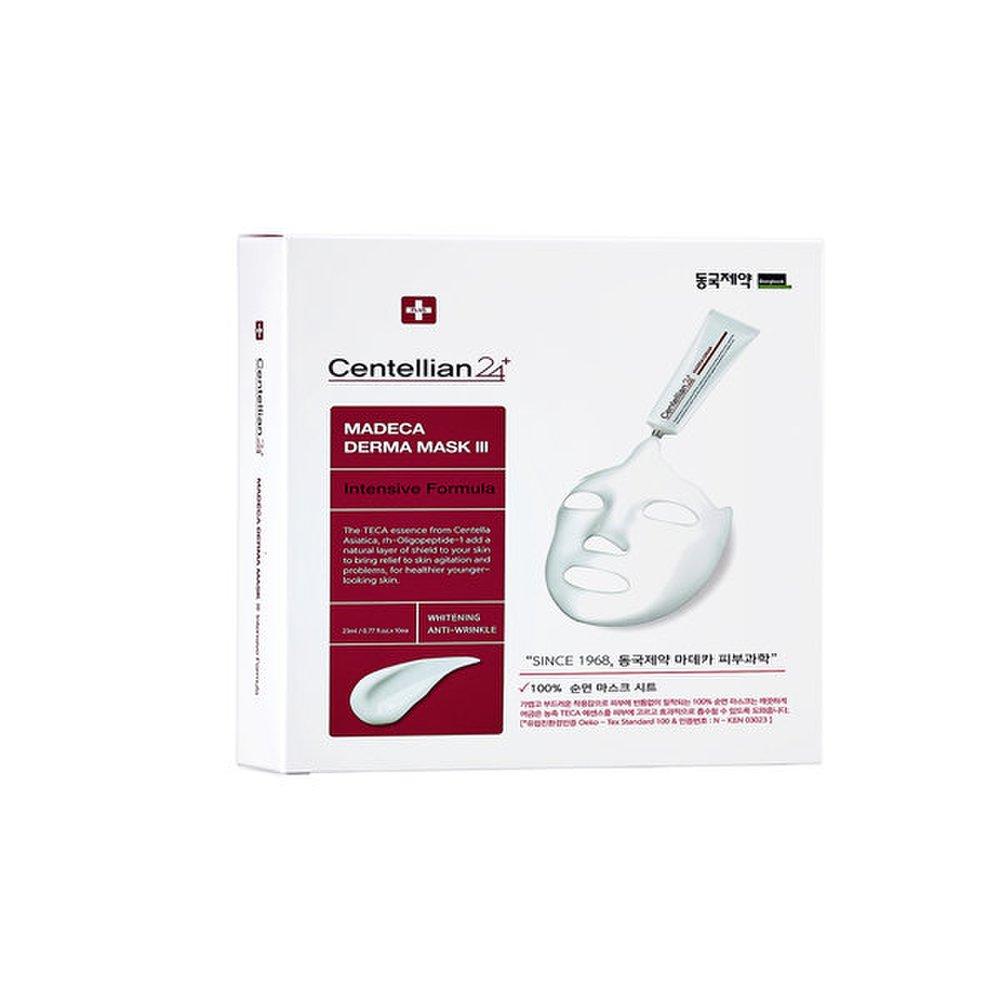 CENTELLIAN24 Madeca Cotton Derma Mask 10 sheets x3 Intensive / Mask Pack Mud Moisture