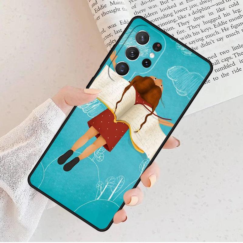 Book Lover Phone Case For Samsung Galaxy S25 S23 S30 S8 S21 S20 FE S24 S22 Note 10 20 S8 Plus Lite Ultra