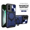 For Infinix GT 30 Pro Case Heavy Duty Shockproof Armor Magnetic Ring Holder Slide Lens Protection Cover for Infinix GT 30 Pro