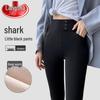 Langsha Women's High-Waist Thermal Shark Leggings