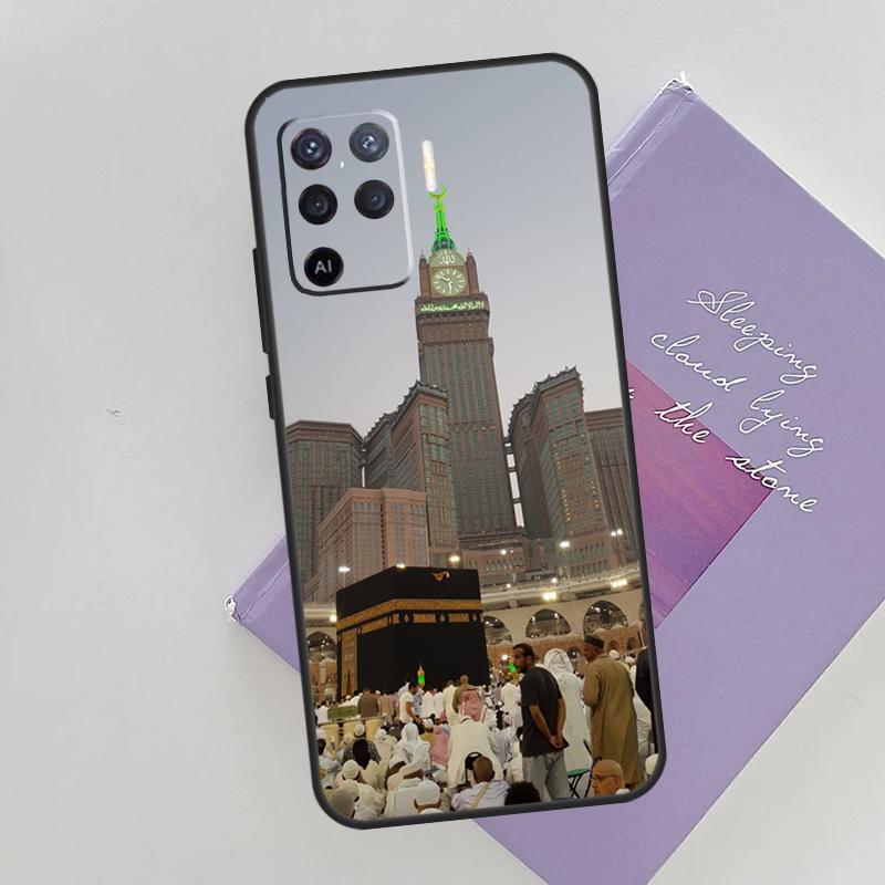 Holy Mosque Makkah Phone Case For Oppo A54 A74 A94 A15 A16 A17 A52 A72 A76 A96 A57 A58 A78 A98 A53S Cover Case