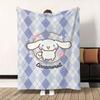 Kawaii Cinnamoroll Knee Blanket Throw Bed Blankets King Size Fluffy Plaid Interior for Home Luxury Bedding Sofa Soft Nap Picnic